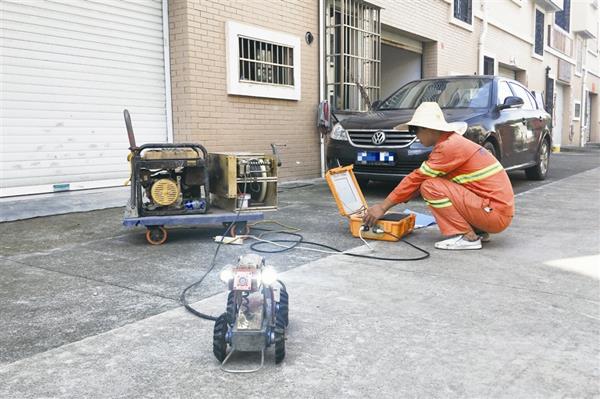 武义县：CCTV管道检测机器人助力“污水零直排区”建设